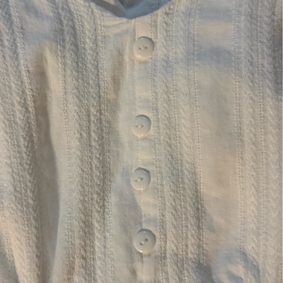 Ellison White Tiered Eyelet Midi Dress - Picture 7 of 10